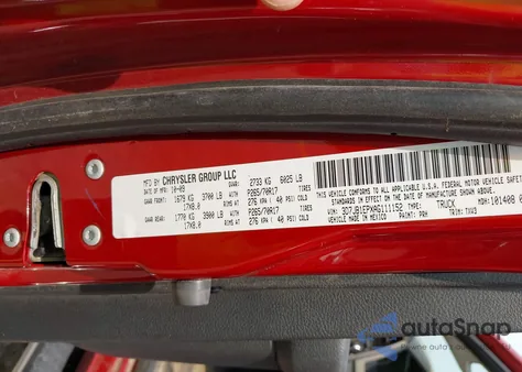 2010 Dodge Ram 1500 St from USA, damaged, VIN 3D7JB1EPXAG111152